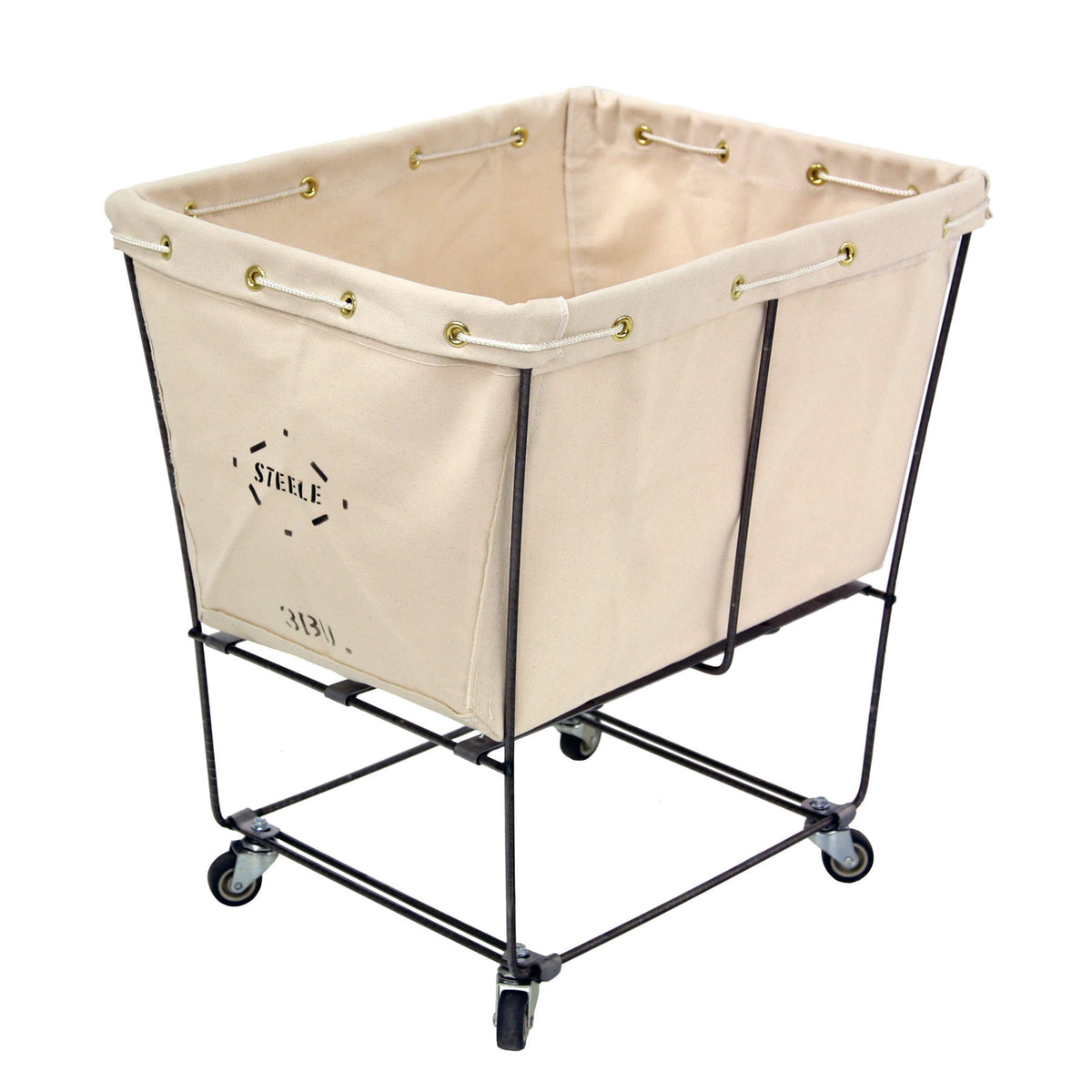 Steele Canvas Basket Corp Elevated Laundry Basket, 1 Size, 4