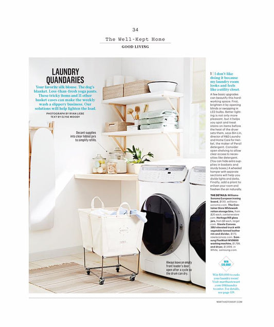 Martha Stewart Living: Laundry Quandaries