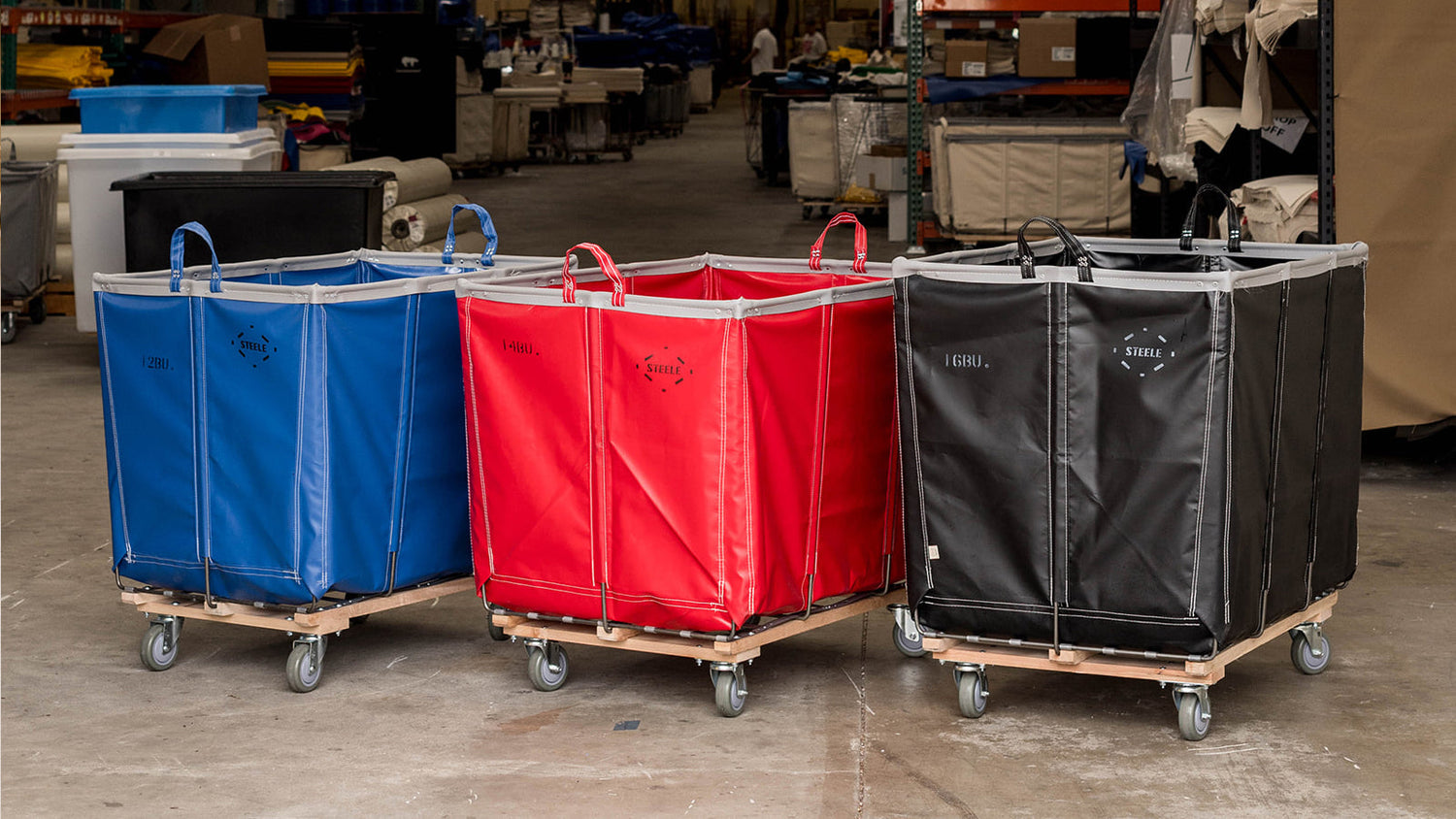 Steeletex Vinyl Bulk Carts