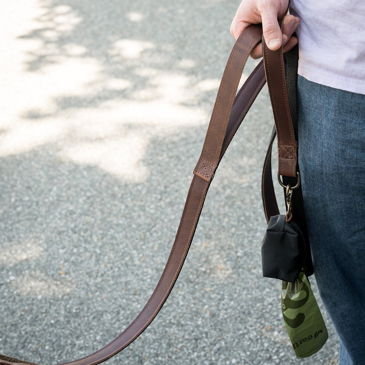 Dog Leash & Poop Bag Holder