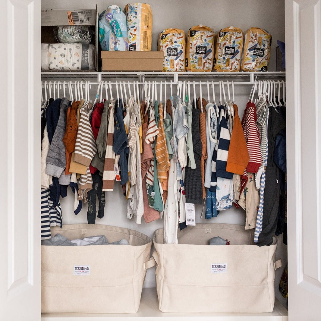 Large Canvas Storage Bin