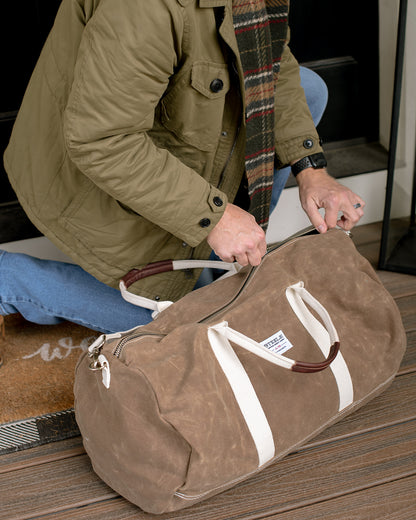 Waxed Canvas Duffle Bag