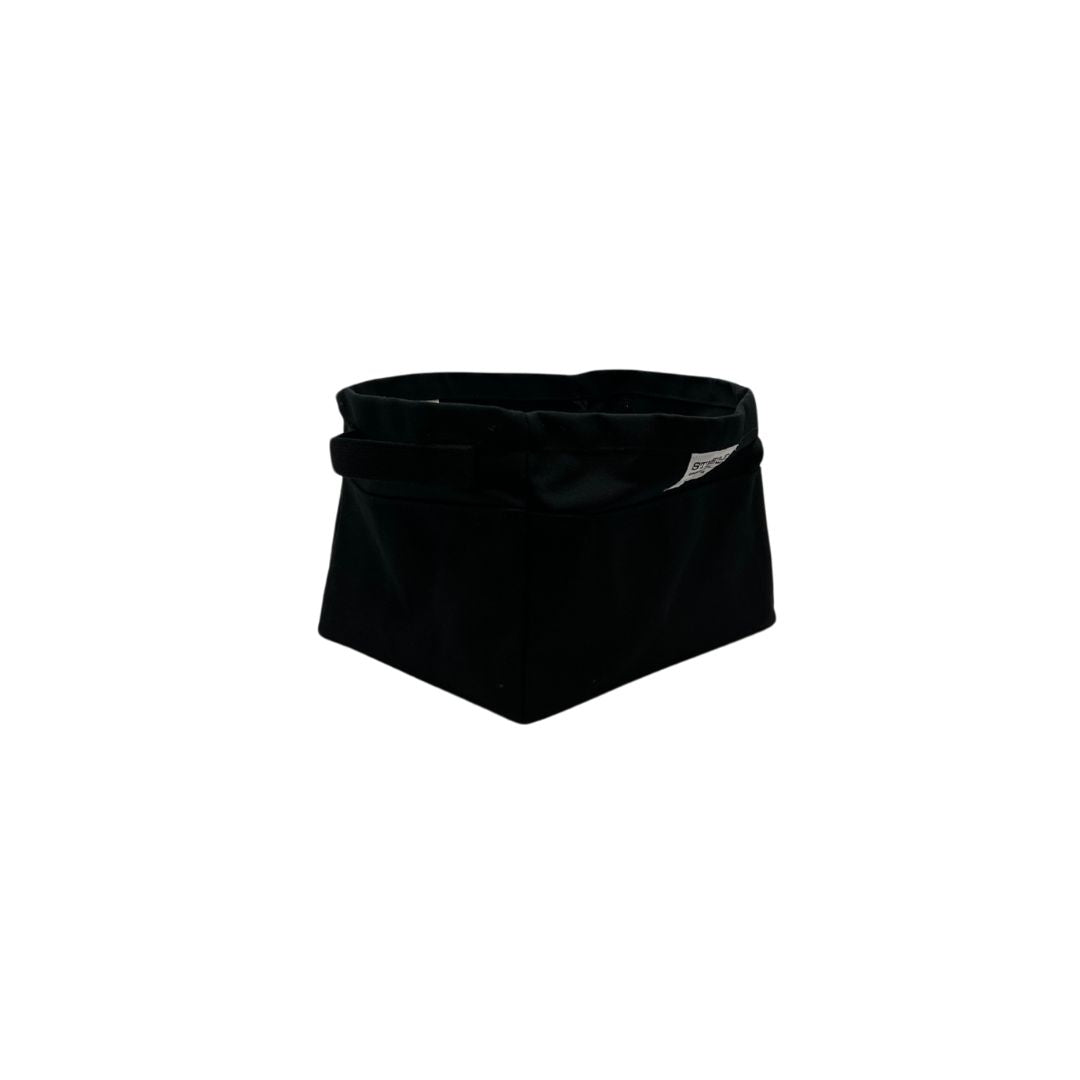 Black Small Canvas Storage Bin