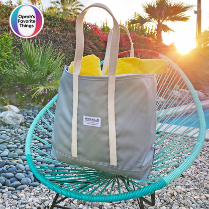 Grey Steeletex Beach Tote - Medium