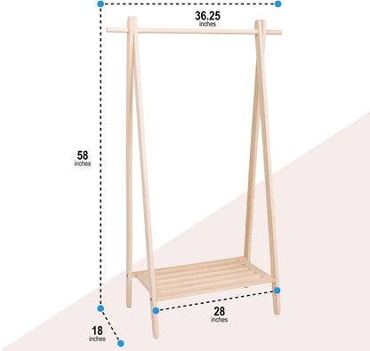 Maple Garment Rack