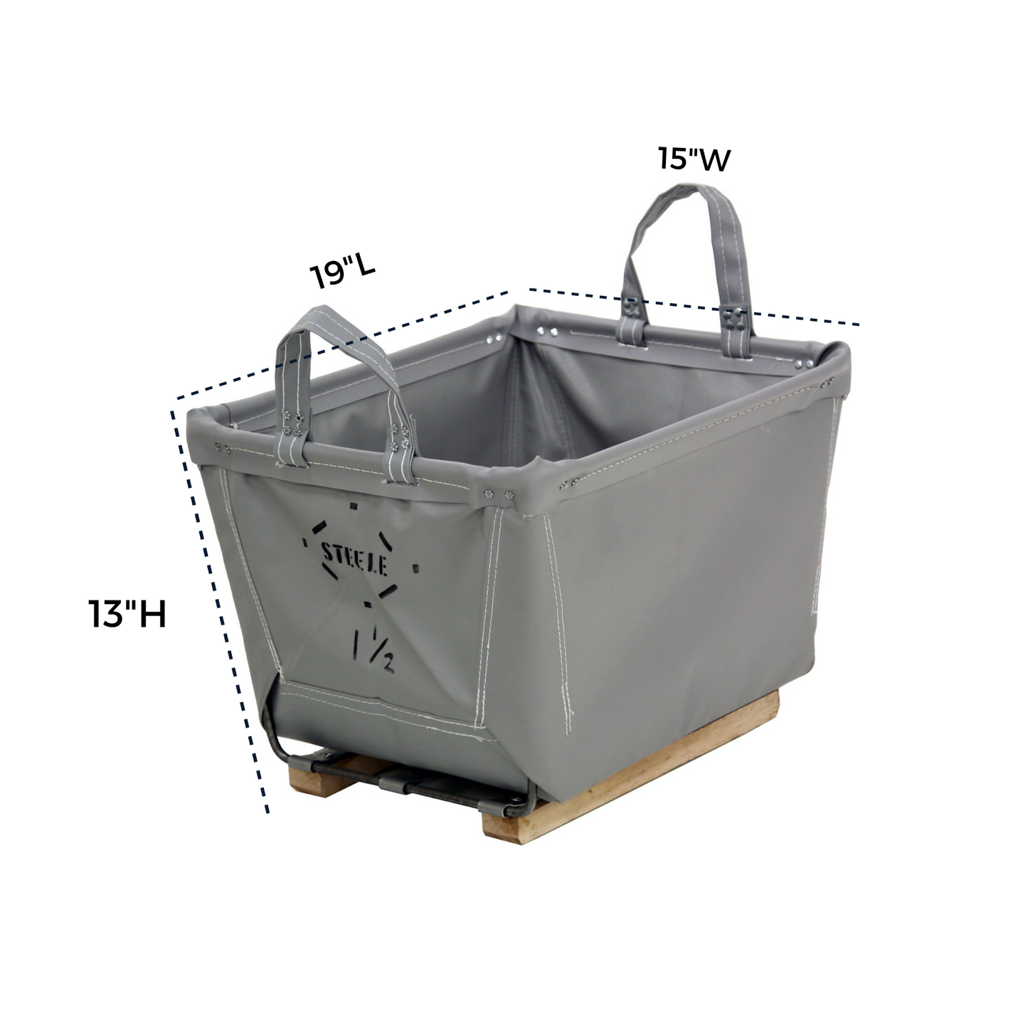 Steeletex Small Carry Basket - 1.5 Bu