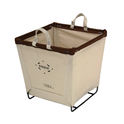 Canvas Square Carry Basket - 2 Bu