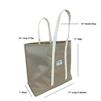 Tan Steeletex Beach Tote - Medium