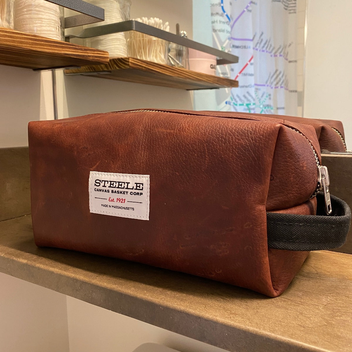 Steele Leather Dopp Kit