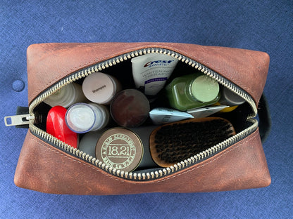 Steele Leather Dopp Kit