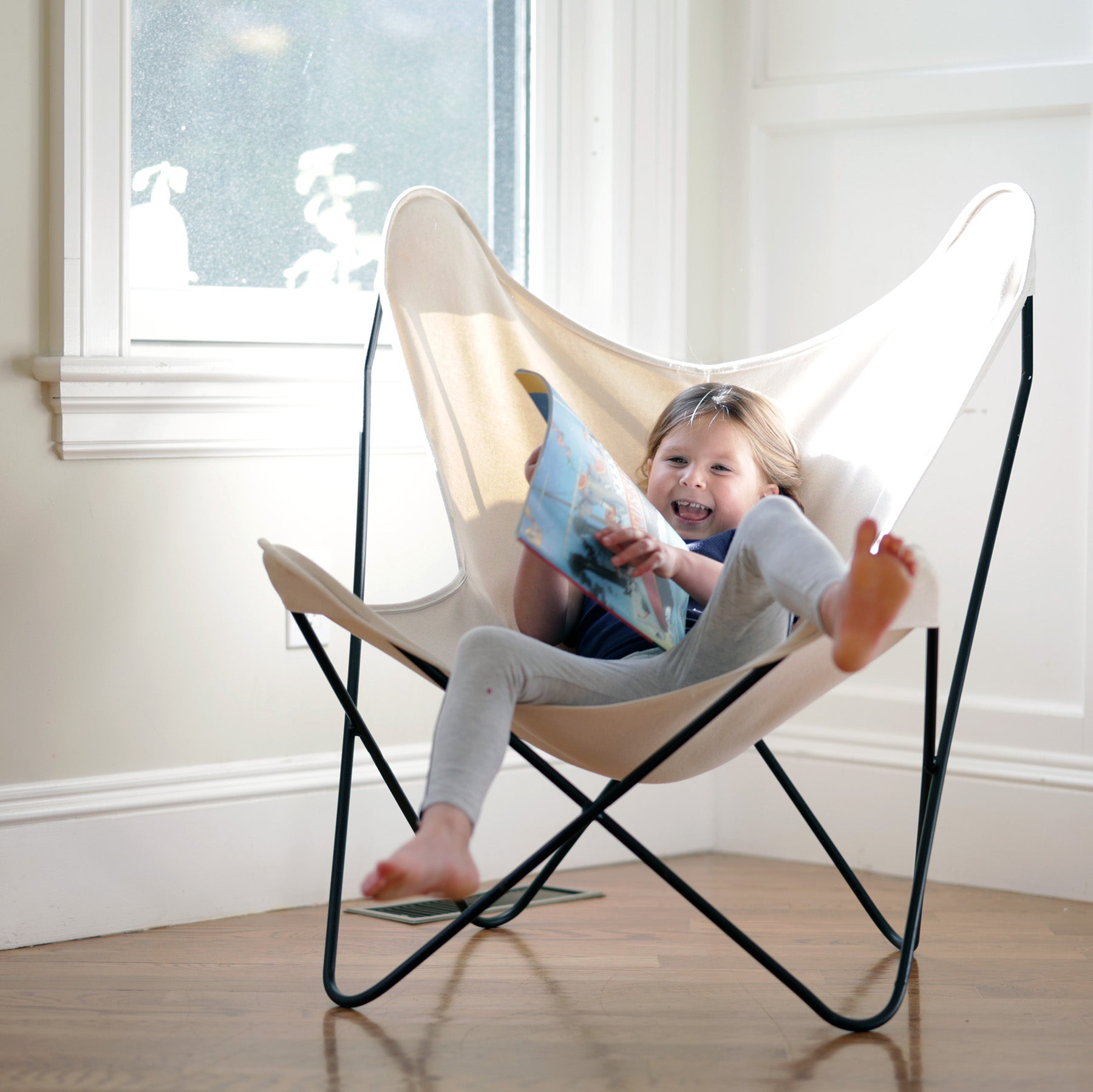 Verlichten Klusjesman duidelijkheid Steele Butterfly Sling Chair (Natural) – Steele Canvas Basket Corp