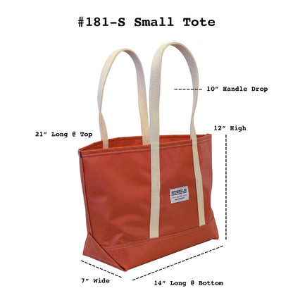 Orange Steeletex Beach Tote - Small