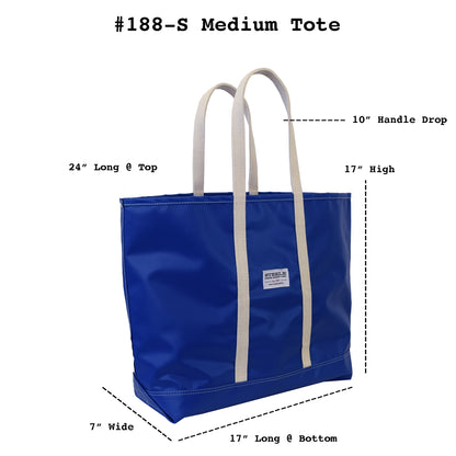 Blue Steeletex Beach Tote- Medium