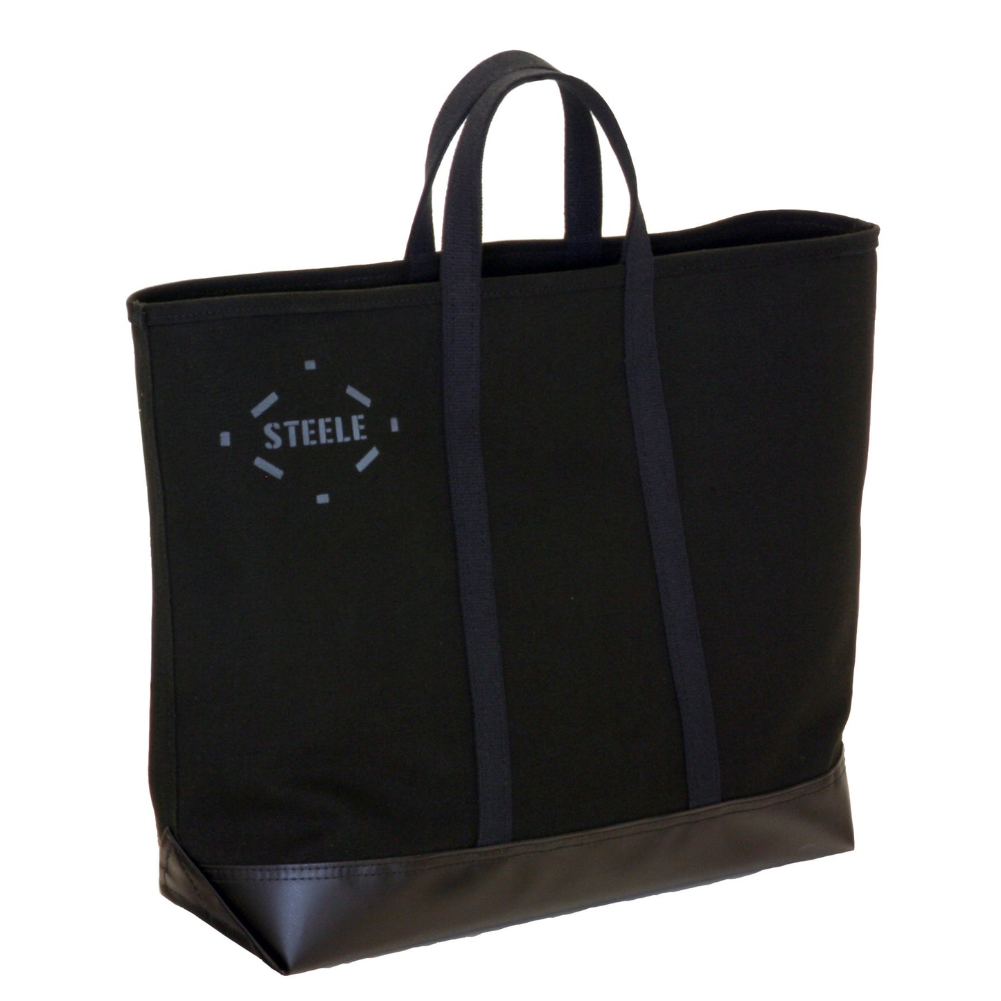 Black Canvas Tote Bag - Medium