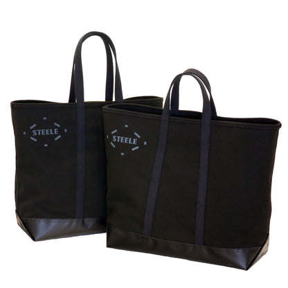 Black Canvas Tote Bag - Medium