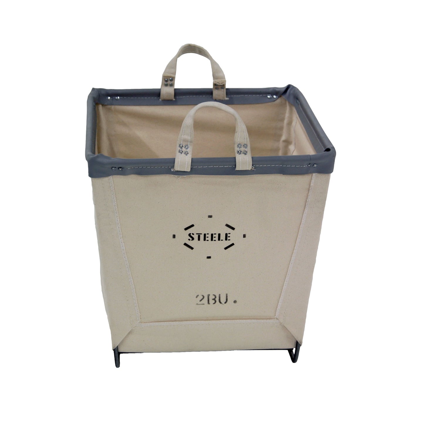 Canvas Square Carry Basket - 2 Bu