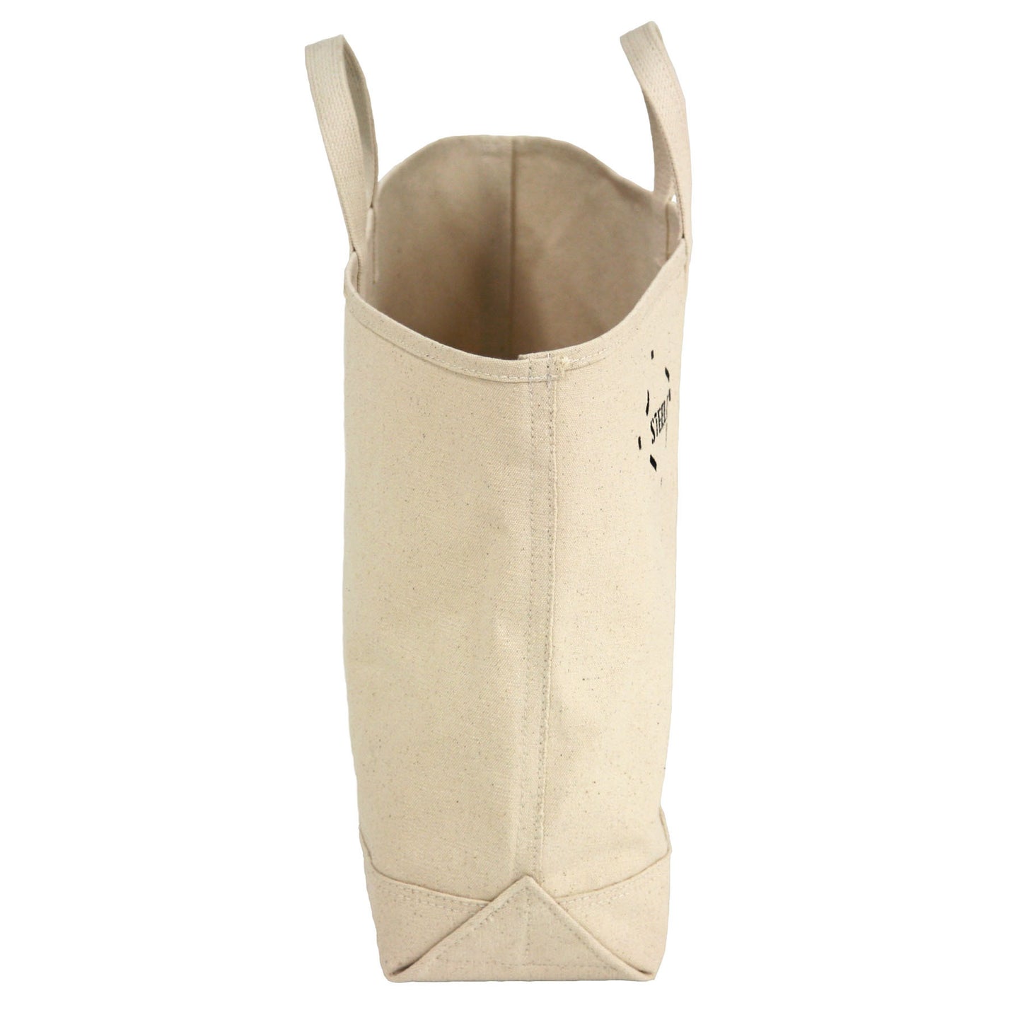 Natural Canvas Tote Bag - Wide