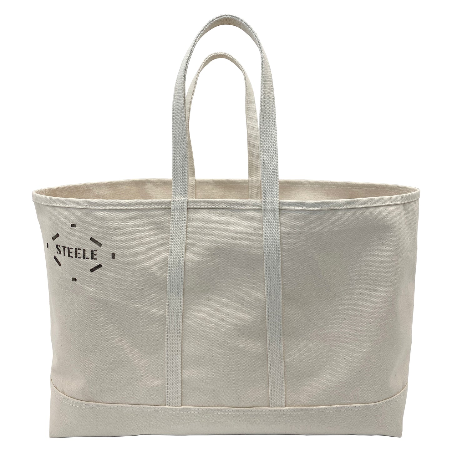 Natural Canvas Tote Bag - Wide